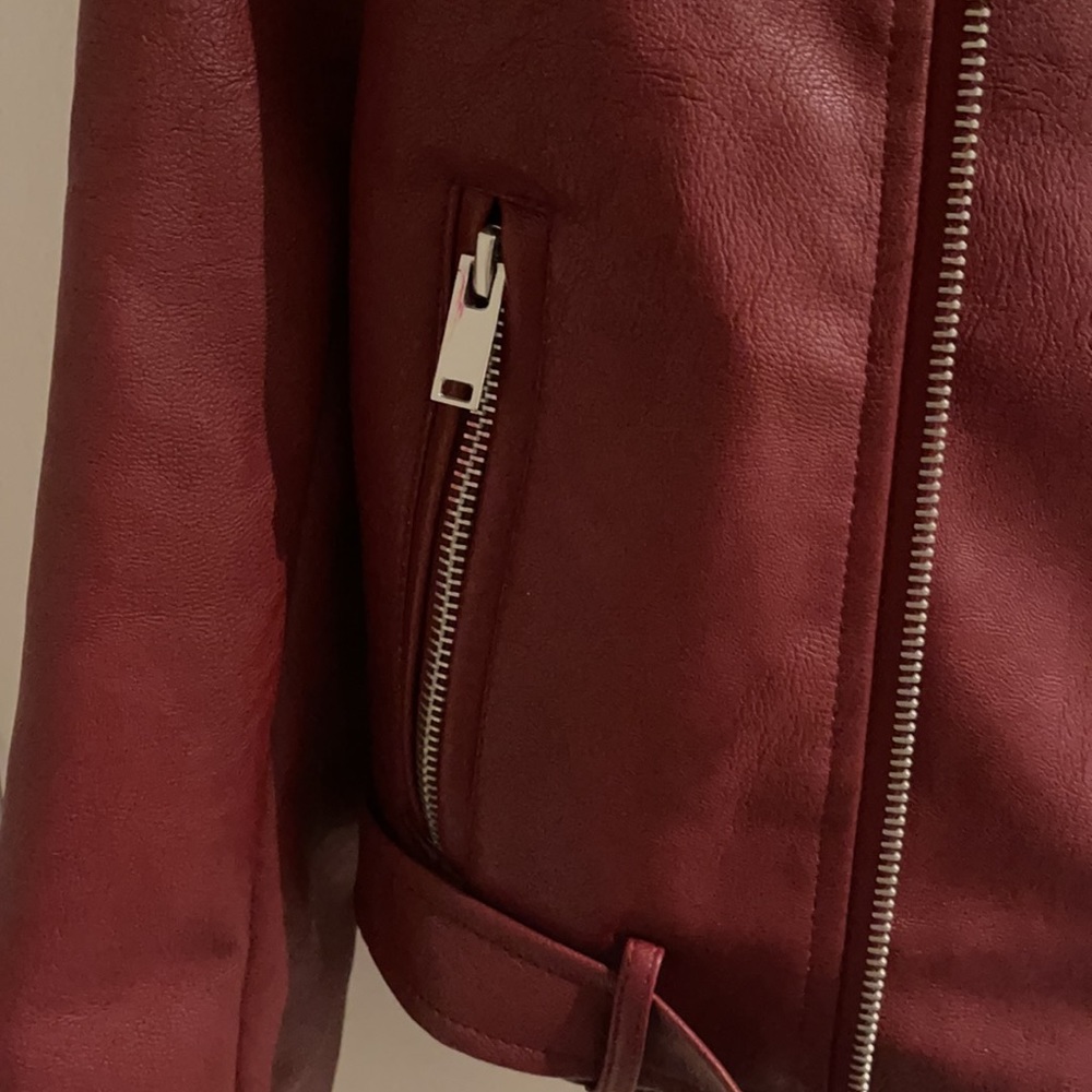 Red Bomber Jacket - Picture 5 of 7